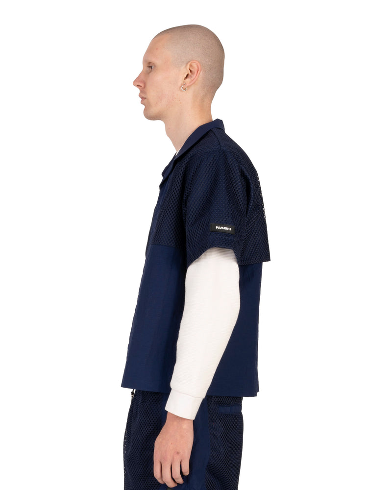 MESH LAYERED SHIRT