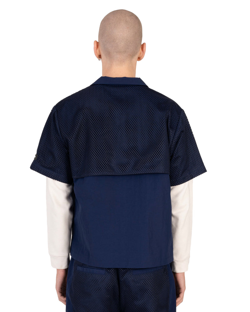 MESH LAYERED SHIRT