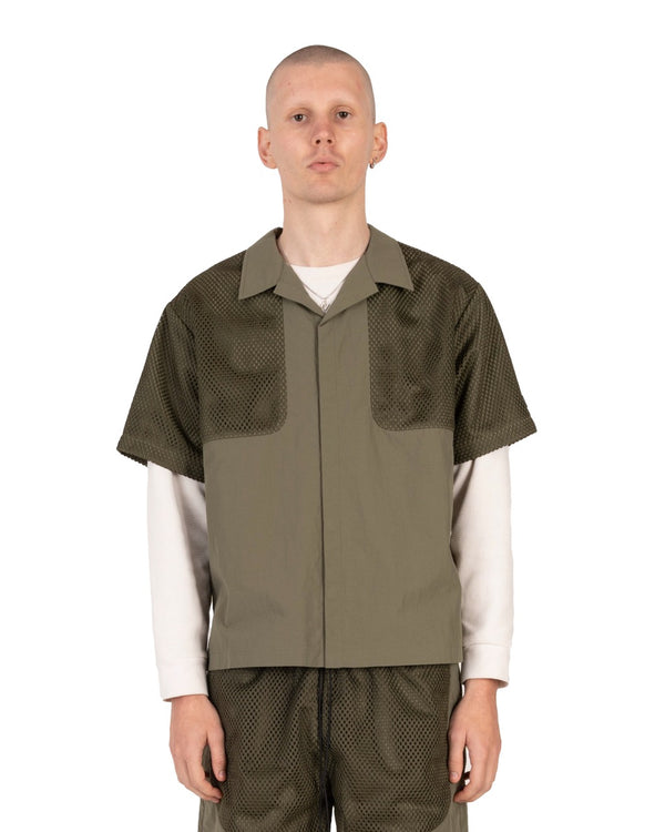 MESH LAYERED SHIRT