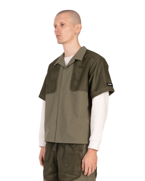 MESH LAYERED SHIRT