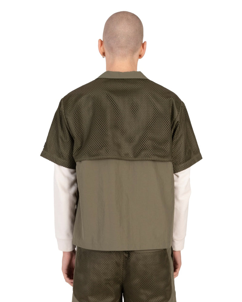 MESH LAYERED SHIRT
