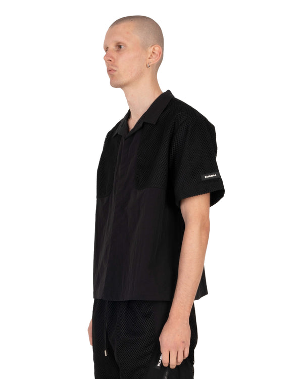 MESH LAYERED SHIRT