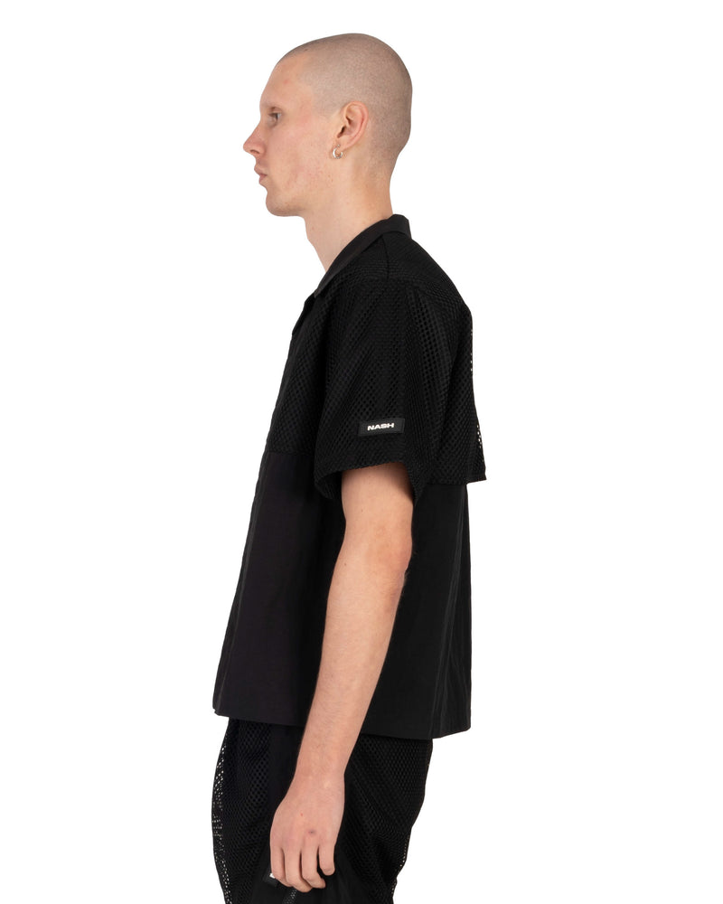 MESH LAYERED SHIRT